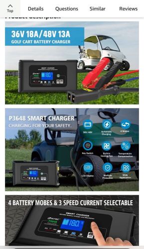 Golf Cart Charger, US $89.99, image 4