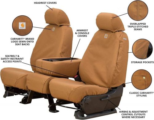 Covercraft Seat Cover for Select Chevrolet/GMC Models, Duck Weave (Brown), US $279.99, image 5