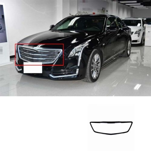 ABS Black Front Grille Grill Frame 1Set For Cadillac CT6 2016-2018 Cover Trim, US $557.56, image 6
