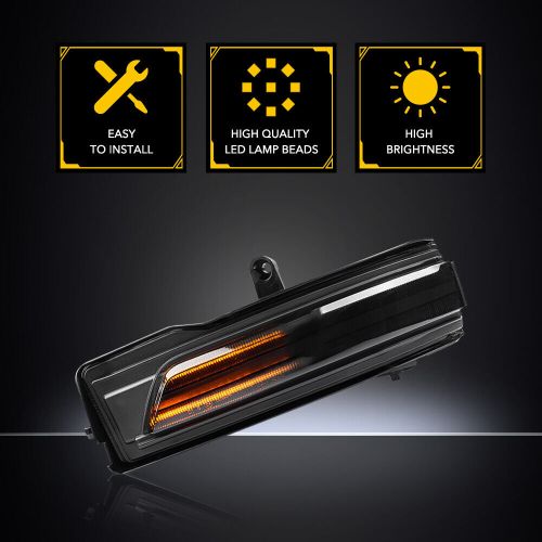 Sequential LED Side Mirror Signal Turn Light Amber For 2019-2022 Dodge RAM 1500, US $61.99, image 8