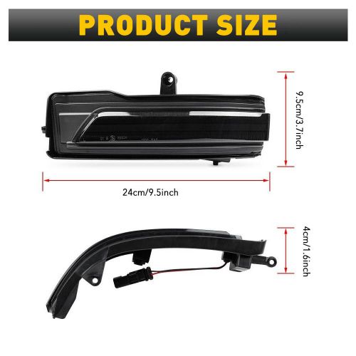 Sequential LED Side Mirror Signal Turn Light Amber For 2019-2022 Dodge RAM 1500, US $61.99, image 9