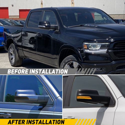 Sequential LED Side Mirror Signal Turn Light Amber For 2019-2022 Dodge RAM 1500, US $61.99, image 10