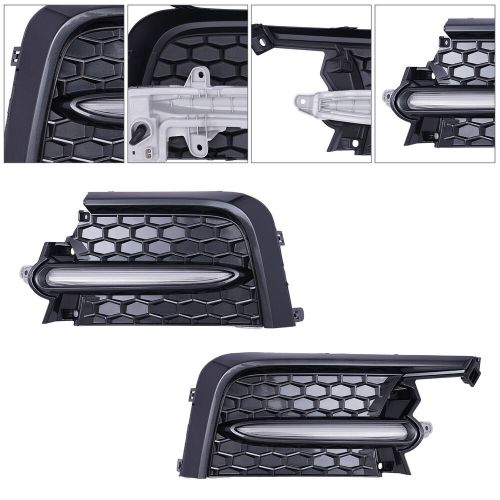 Led fog lights kit w/frames+harnesses for 2020-2022 toyota corolla sedan se