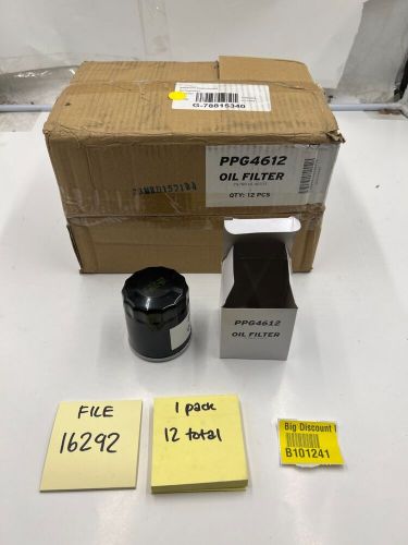 Box of 12 Precision Parts Oil Filter Replacement PPG4612, 23MRD152184 Black, US $49.99, image 2