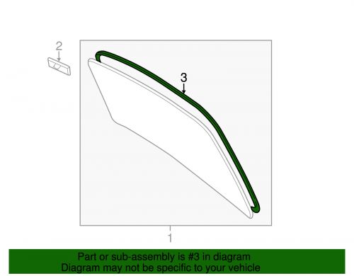 Genuine toyota reveal molding 75573-06080
