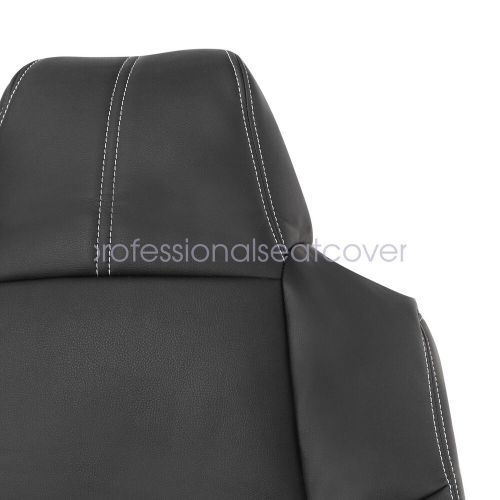 FITS 08-10 Ford F250 F350 Super Duty Lariat XLT Both Side Top Seat Cover Black, US $210.99, image 10