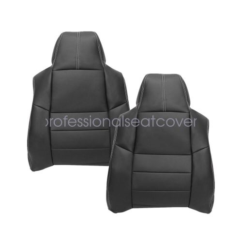 FITS 08-10 Ford F250 F350 Super Duty Lariat XLT Both Side Top Seat Cover Black, US $210.99, image 13