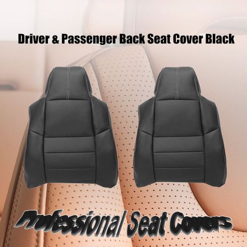 FITS 08-10 Ford F250 F350 Super Duty Lariat XLT Both Side Top Seat Cover Black, US $210.99, image 18