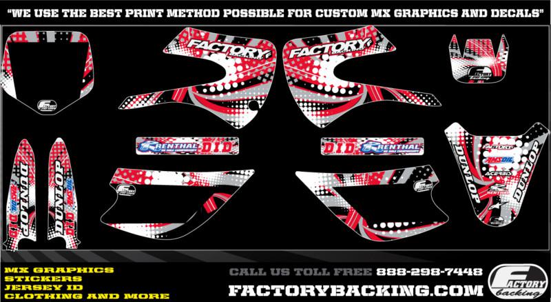 Honda crf 450 2013  circus series graphics kit with your number on plates!  