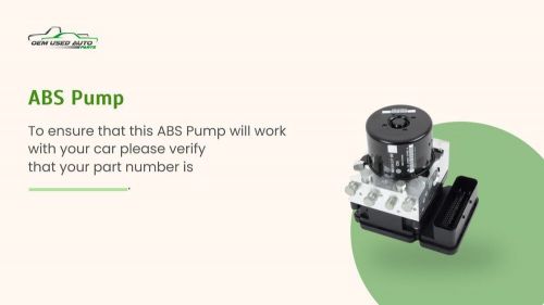 Audi A4 Abs Pump Control Module R9WJE, US $37.53, image 5