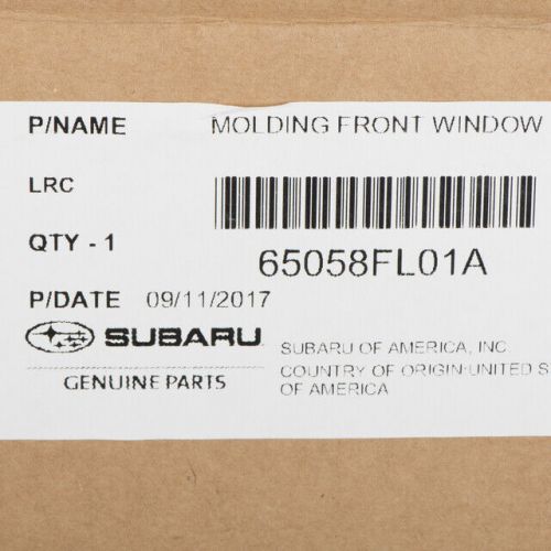 OEM NEW 2017-2019 Subaru Impreza Reveal Molding Front Window 65058FL01A, US $64.82, image 4