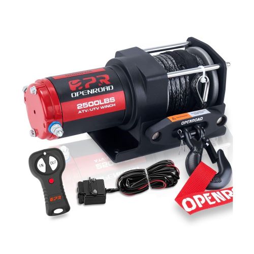 OPENROAD 2500 lb ATV/UTV Winch,12 V Towing Off-Road Electric ATV Winch with 3..., US $165.08, image 8