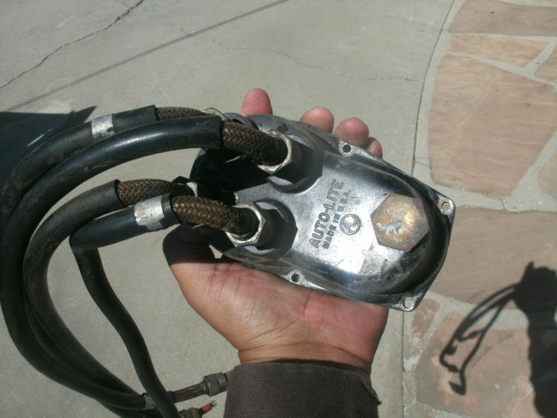 Vintage water proof distributor cap jeep willys m38 kaiser 1950 - 1952 