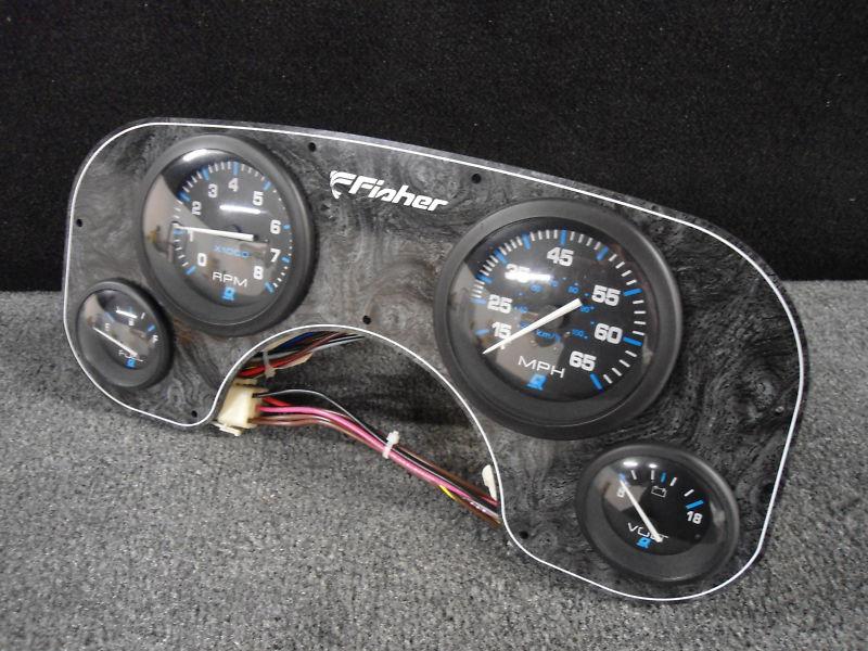 Find FISHER INSTRUMENT DASH SPEEDOMETER, TACHOMETER, FUEL & VOLT GAUGE CLUSTER 5 in Gulfport