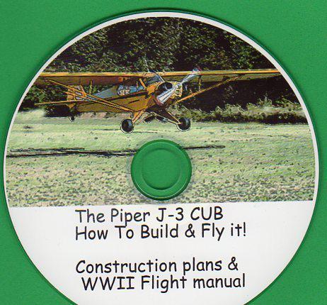 The piper cub j-3 how to build & fly it plans & manuals