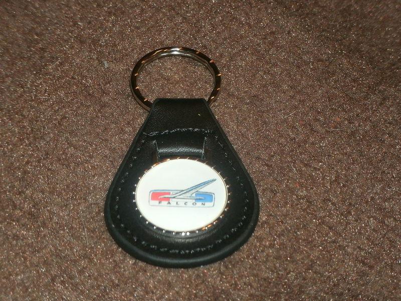 1960's ford falcon 1963 1964 1965 66 1967 68 1969 leather keychain new black