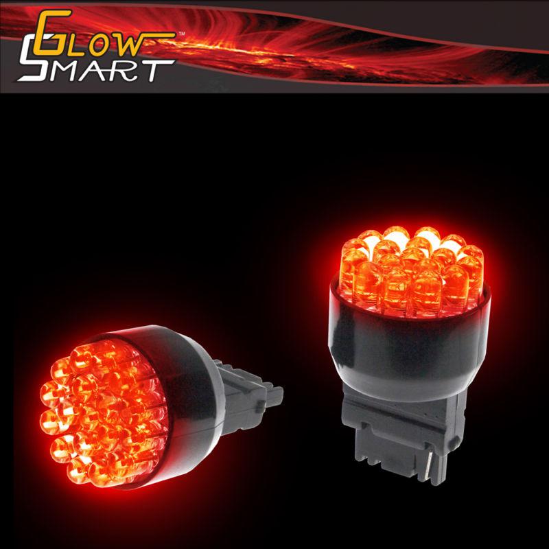 Find 2 x 3156 18 LED Tail Turn Brake Light Bulb Red in default, default
