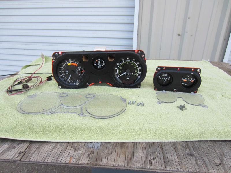 1979 pontiac trans am 10th anniversary rally gauge cluster assembly