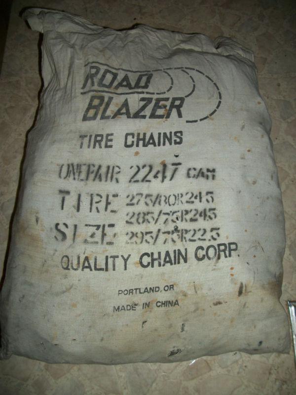  road blazer truck tire chains 2247 cam fits 295/75r22.5&285/75r24.5&275/80r24.5