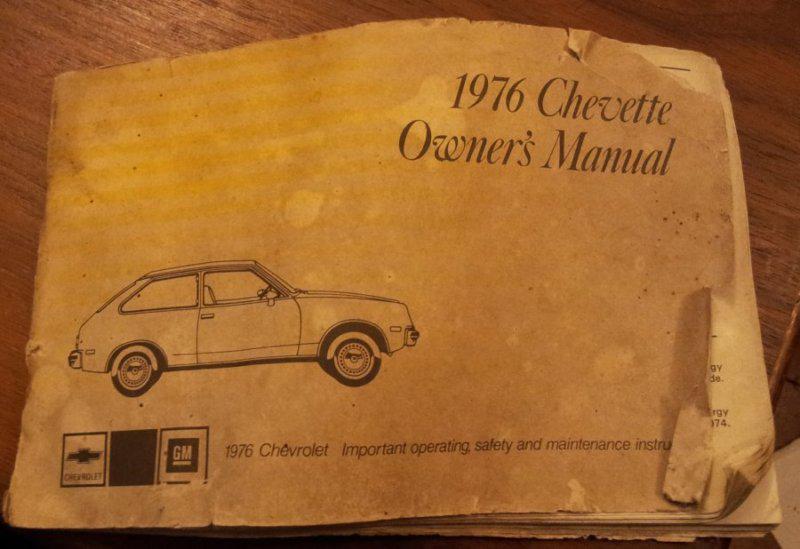 1976 chevy chevette owners manual
