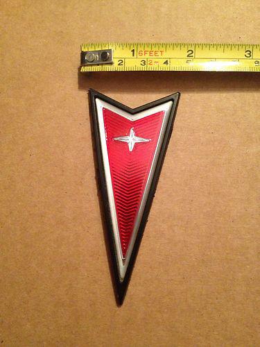 Used in great shape genuine oem front emblem for older pontiac grand prix & more