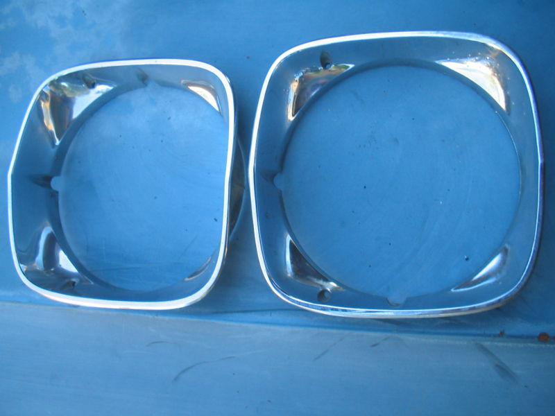 1971 1972 pontiac grand prix head light bezels used