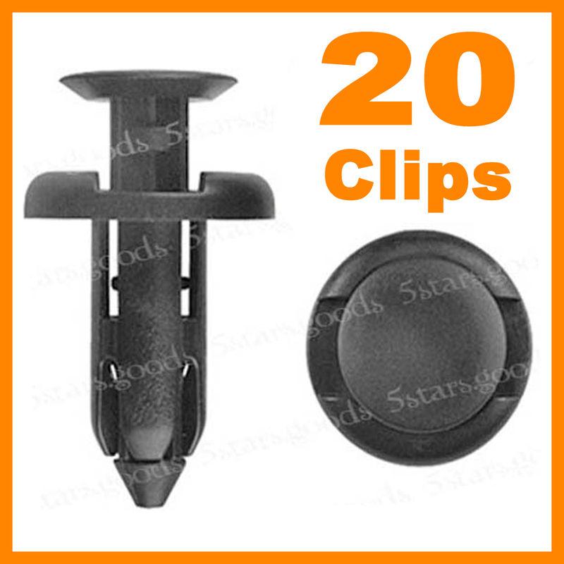 20 pcs fender 8mm clips for suzuki eiger ozark z250 z400 vinson (fit 8mm hole)
