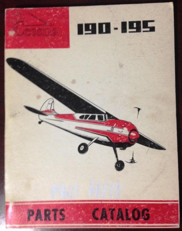 Cessna 190 - 195 parts catalog illustrated