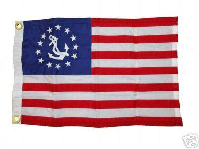New 2x3 yacht sail ensign american boat flag  new! !s uperknit
