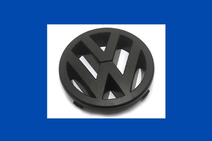 Euro style matte black front grille emblem badge for vw jetta mk4 1.8t gli