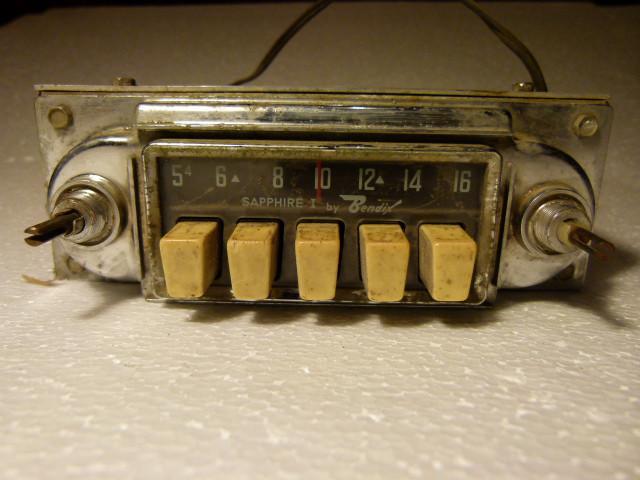 Vintage saphire i radio for vw type 1 am - beetle bug ghia - bendix