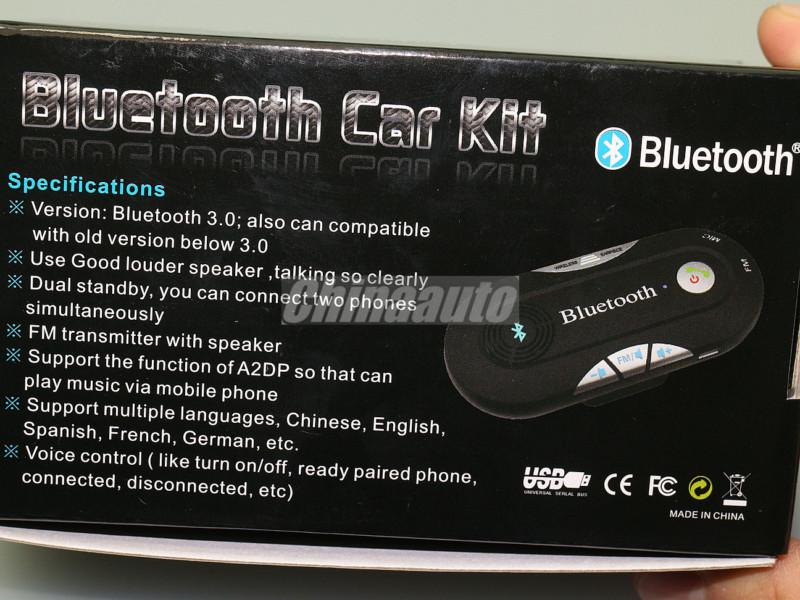 Dual Standby Handsfree Car Kit Bluetooth + Earphone For Mobile phone iPhone 5 4s, US $43.98, image 10