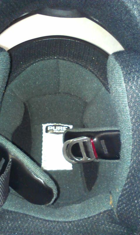 Blue Medium Polaris Racing Helmet Snowmobile Great Condition Winter Sports, US $75.00, image 7