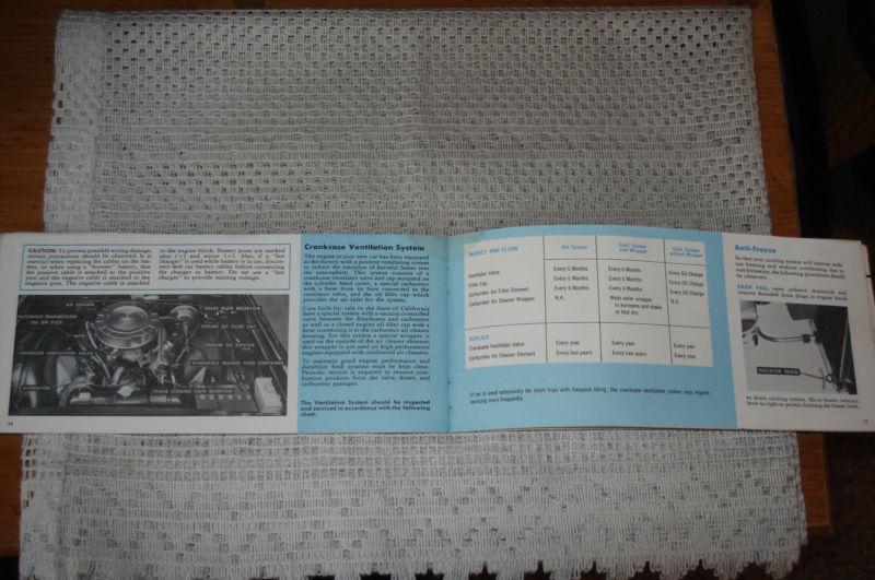 1966 PLYMOUTH FURY OWNERS MANUAL ORIGINAL GLOVEBOX BOOK, US $18.99, image 3