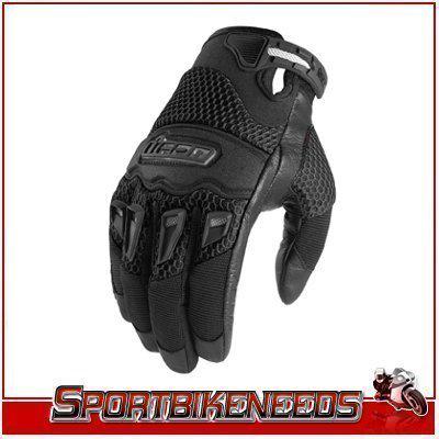 Icon twenty-niner black leather gloves new xxxxl 4xl