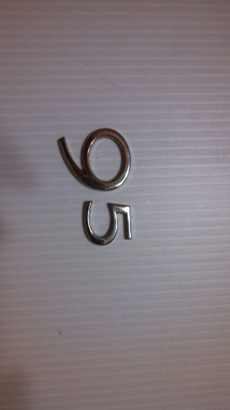  saab  9/5 rear trunk lid chrome emblem 