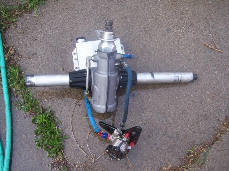 Pavement sprint car nbc right hand steering gear with nbc pump and res.