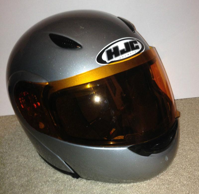 Find Silver HJC Motorcycle Helmet CLMAX Size L in Dubuque, Iowa, US