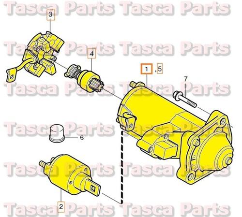 Brand new oem electrical starter motor 99-09 volvo c70 s40 s60 s70 s80 v70 v70xc
