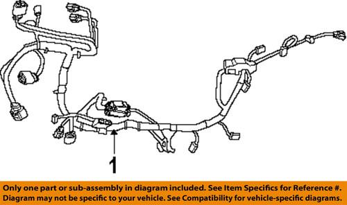 Mopar oem 68066253ac engine control module wiring harness-engine harness