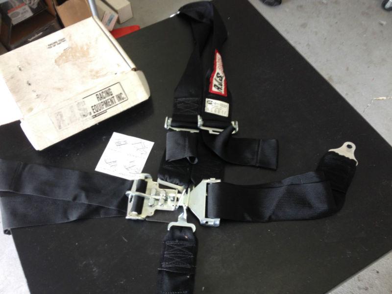  rjs seat belts,5 way,individual shoulders,black