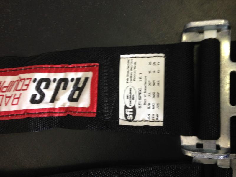 RJS SEAT BELTS,5 WAY,INDIVIDUAL SHOULDERS,BLACK, US $20.00, image 2