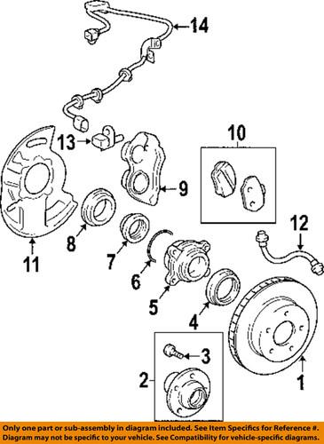 Toyota oem 4352135010 axle/spindle nut/axle nut
