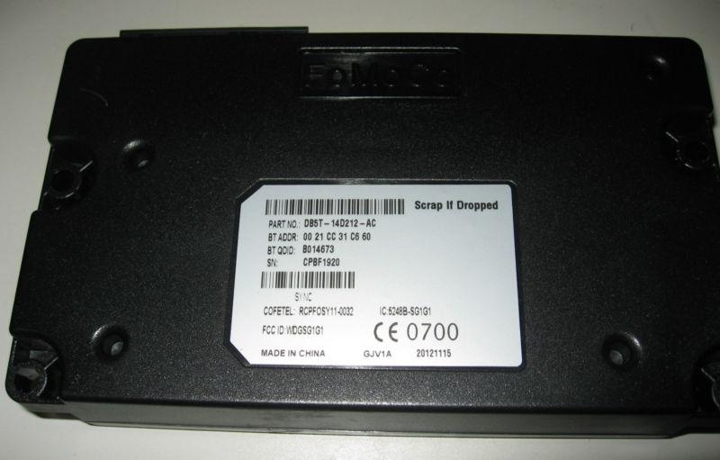 Body computer bcu : 2013 focus db5t-14d212-ac