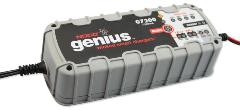Noco genius 7200 smart battery charger charges both 12 24 volt batteries 12v 24v