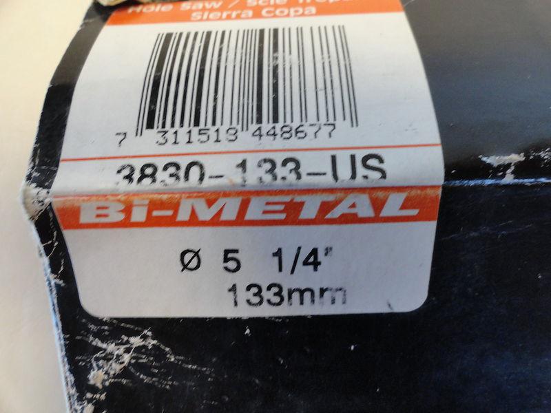 BAHCO SNAP-ON 3830-133 US BI METAL HOLE SAW 5-1/4