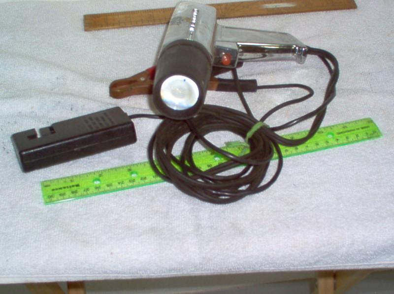 VINTAGE TIMING LIGHT AUTOMOBILE IGNITION DC POWER SILVER METAL USA MUSCLE CAR, US $39.00, image 4