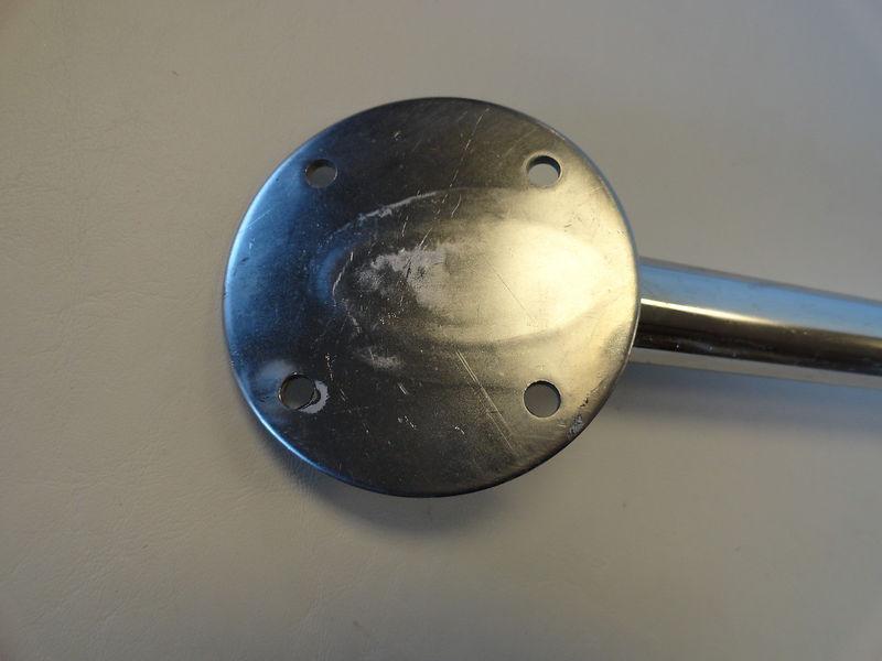 SWIM PLATFORM STANCHION STAINLESS STEEL RAIL 41 3/4