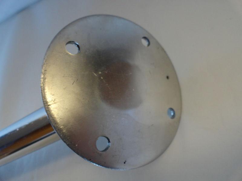 SWIM PLATFORM STANCHION STAINLESS STEEL RAIL 41 3/4