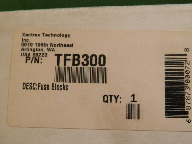 Find *NEW* OEM Xantrex Fuse BLOCK BATTERY REPLACEMENT FUSE TFB300 FOR